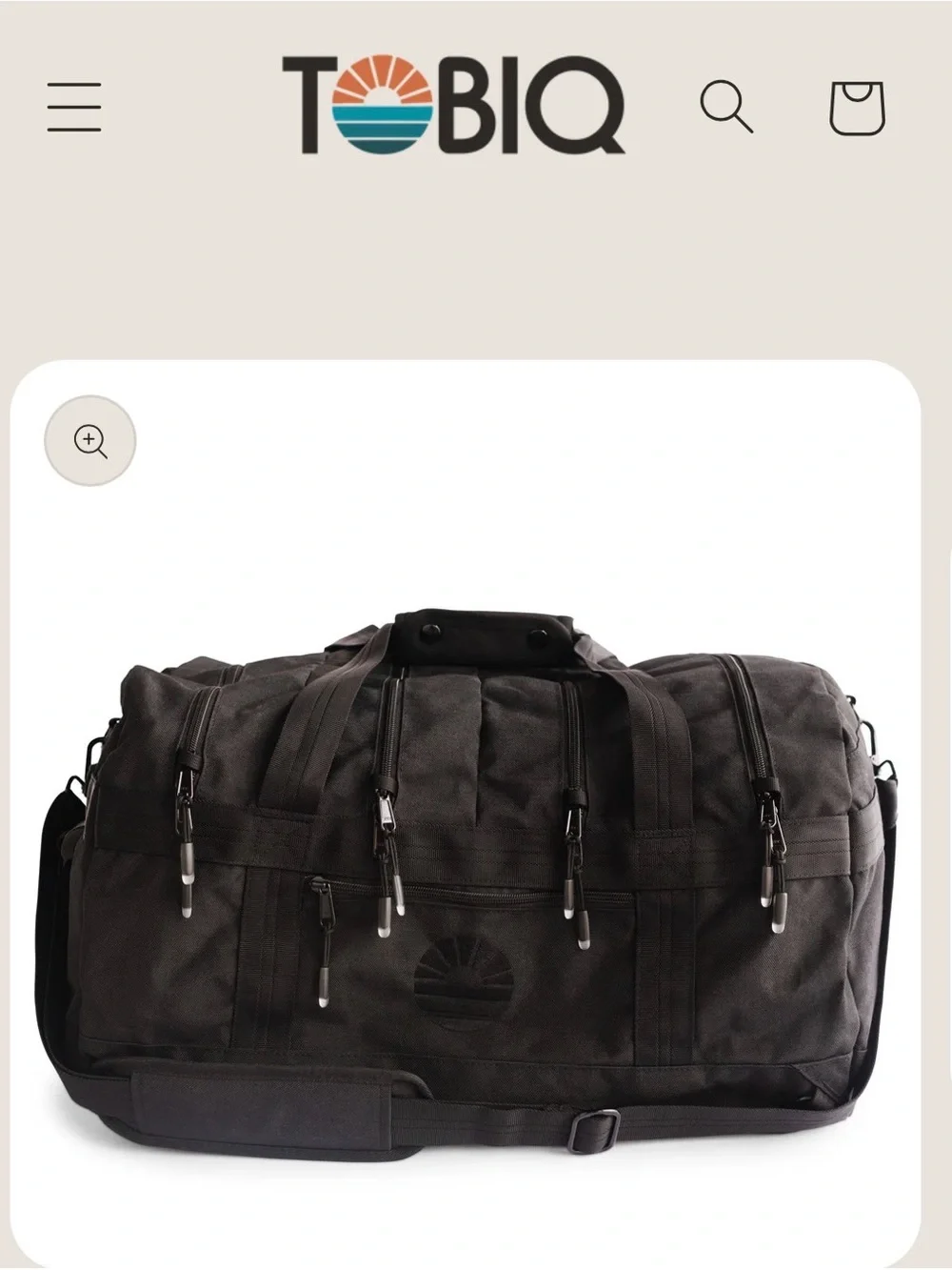 TOBIQ The Original Duffel | 60L -EEUC midnight